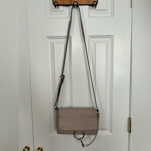 Elegant Taupe Crossbody Bag